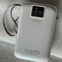 Pin dự phòng HEPU HP-A03 30000 mAh | Sạc siêu nhanh PD 22.5W | Cổng Type-C & Lightning 560659