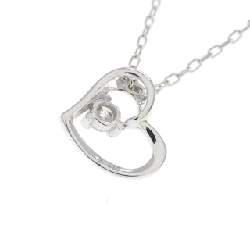 K10WG Dây chuyền kim cương hình trái tim 0.03CT - Hàng hiệu Chính hãng 857326