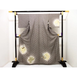 Áo khoác thăm viếng chế tác vàng Yūzen - Kích thước S