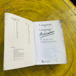 LONGMAN LANGUAGE ACTIVATOR THE WORLD’S FIRST PRODUCTION DICTIONARY 731014
