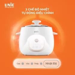 Nồi nấu chậm UNIE USC10W 1L màu trắng chính hnagx mới 100% 593114