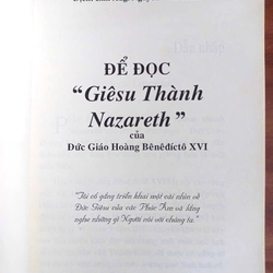 Để đọc "Đức Giêsu Thành Nazareth" của Đức Giáo Hoàng Bênêđictô XVI 388174