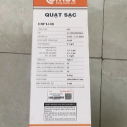Quạt omec để bàn, sạc cổng USB. Mới 100% 543948