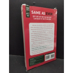 Same as ever Quy luật bất biến của bản chất con người và tâm lý làm giàu Morgan Housel mới 100% HCM.ASB2310 345436