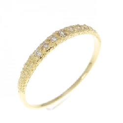 Nhẫn kim cương K18YG 0.05CT - Hàng hiệu Authentic