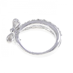 Nhẫn hồng ngọc kim cương K18WG 669597