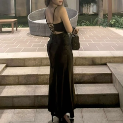 Váy lụa kiểu sexy size M chính hãng shop  544153