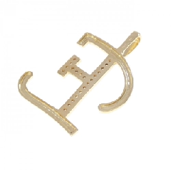K18YG Chữ cái E Mặt dây chuyền kim cương 0.14CT - Hàng hiệu Chính hãng 866084