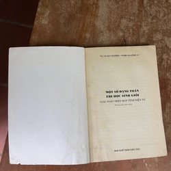 MỘT SỐ DẠNG TOÁN THI HỌC SINH GIỎI TRÊN MÁY TÍNH ĐIỆN TỬ 543109