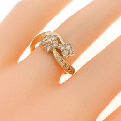 Nhẫn kim cương hoa K18YG 0.50CT - Hàng hiệu Authentic 848660