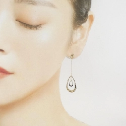 Bông tai K18YG Stargewelry - Hàng hiệu Chính hãng 843092