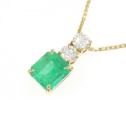 K18YG Emerald Necklace 2.692CT - Hàng hiệu Authentic 863176
