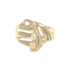 Nhẫn đính hôn kim cương K18YG - Hàng hiệu Authentic 853082