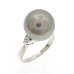 Nhẫn ngọc trai đen PT900 11.8mm - Hàng hiệu Authentic