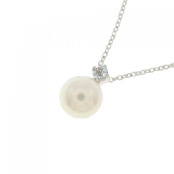 K18WG Dây chuyền ngọc trai Akoya 7.2mm - Hàng hiệu Chính hãng 856580