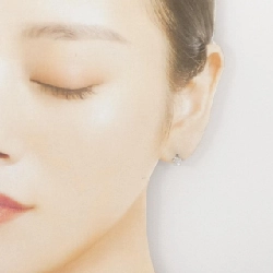 Bông tai kim cương PT900 hình hoa 0.20CT - Hàng hiệu Authentic 870264