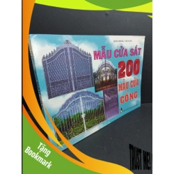 (TẶNG BOOKMARK) 200 Mẫu cửa cổng mới 90% bẩn bìa, ố 2004 RBK2811 Hùng Thắng, Văn Tuấn TẠP CHÍ, THIẾT KẾ, THỜI TRANG
