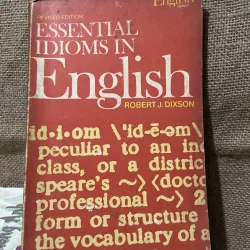 Essential Idioms in English  With Exercises for Practice and Tests by Robert J. Dixso