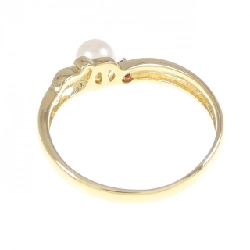 Nhẫn ngọc trai Akoya K18YG 4.6mm 670387