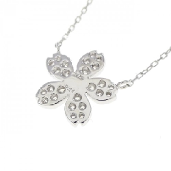 K18WG Hoa Kim Cương Dây Chuyền 0.24CT - Hàng hiệu Chính Hãng 858091