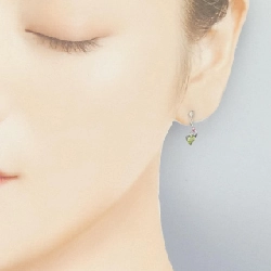 K10WG Bông tai đá màu hình trái tim - Hàng hiệu Chính hãng 861568