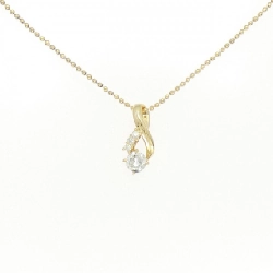 K18YG Dây chuyền kim cương 0.393CT - Hàng hiệu Chính hãng