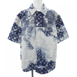 Áo sơ mi denim tay ngắn họa tiết monogram LOUIS VUITTON HNS17WNW2 - Hàng hiệu Authentic