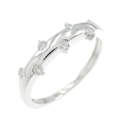 Nhẫn kim cương 750WG 0.12CT