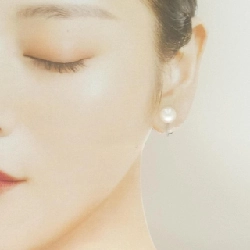 K14WG Bông tai ngọc trai Akoya 9.0mm - Hàng hiệu Chính hãng 871455