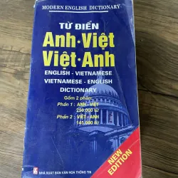 Từ điển Anh Việt, Việt Anh ;1600 trang 