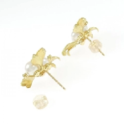 K18YG Bông tai ngọc trai Akoya - Hàng hiệu Authentic 875198