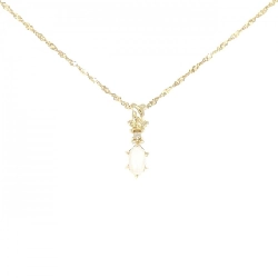 K18YG Dây chuyền đá mặt trăng - Hàng hiệu Authentic