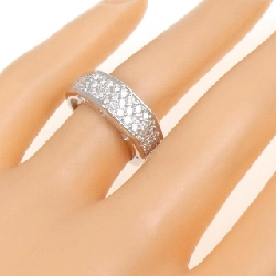 Nhẫn kim cương Pavé K18WG 0.90CT 668688