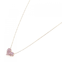 K18PG Dây chuyền hình trái tim Sapphire 0.50CT - Hàng hiệu Chính hãng 863332