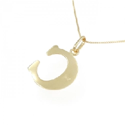 K18YG Chữ cái C Dây chuyền - Hàng hiệu Chính hãng 861164