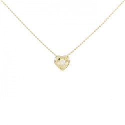 K18YG Dây chuyền kim cương hình trái tim 0.11CT - Hàng hiệu Chính hãng