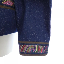 【Mã giảm giá】【Cổ điển】Thời trang Leonar LEONARD FASHION Áo khoác không cổ 642180