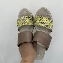Dép đế xuồng crocs 2hand size w7-37 độ mới cao hình chụp thật 1001633
