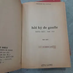 HỒI KÝ DE GAULLE - VŨ ĐÌNH LƯU DỊCH 1035227