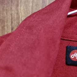 Áo Hymaison, Sơ mi hội làng màu đỏ (unisex) <65kg, mặc 1 lần, lưng áo thêu, tà bay 703000