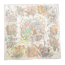 HERMES HERMES Thế giới của HERMES H244230S Carre Jeann 140 Khăn choàng - Hàng hiệu Chính hãng