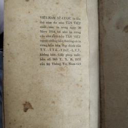 Việt Nam Sử Lược Trần Trọng Kim in lần 5 (1953)_Giá trị cao, hiếm hời 494221