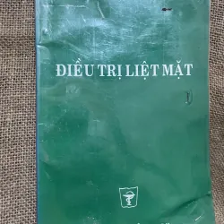 Điều trị liệt mặt - bác sĩ Nguyễn Tấn Phong - sách y khổ lớn 