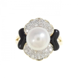 Nhẫn ngọc trai Akoya 750YG/750WG 7.7mm 670403