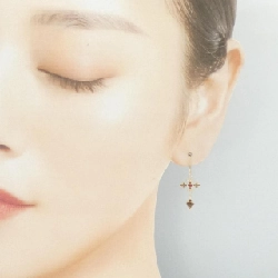 K18YG Bông tai Garnet - Hàng hiệu Chính hãng 864368