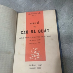 LUẬN ĐỀ VỀ CAO BÁ QUÁT (DÙNG TRONG CÁC KỲ THI TRUNG HỌC)