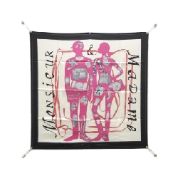 Khăn quàng cổ MONSEIEUR ET MADAME của Hermès