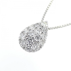 K18WG Pave Diamond Necklace 0.3CT - Hàng hiệu Chính hãng 857217