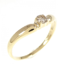 Nhẫn kim cương K18YG 0.11CT