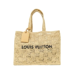 Túi xách Louis Vuitton Damier Raffia Summer Shopper Tote MM M25008 - Hàng hiệu Chính hãng